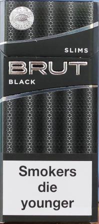 Original «BRUT Black slims» (Брют чорний слимовий) (Duty free)