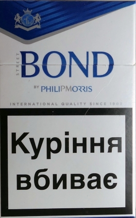 BOND PHILIP MORRIS (Бонд Филип Моррис синие Украина) (duty free) 