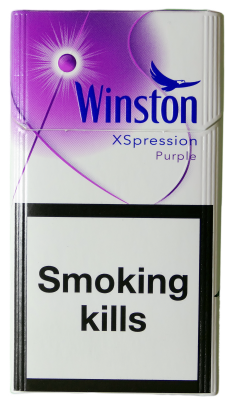 winston XSpression purple capsule. (Винстон фиолетовый с капсулой) (Duty free).