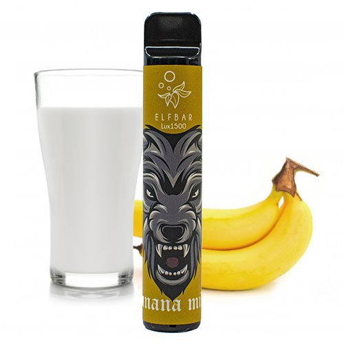 Одноразова Pod система Elf Bar Lux 1500 Banana milk 20 мг 850 мАг