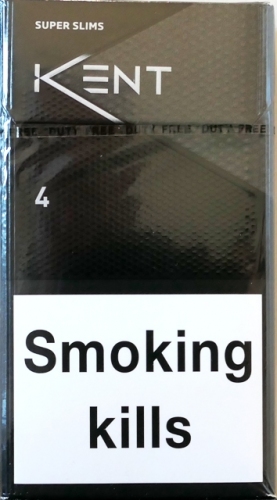 Цигарки KENT super slims 4 (Кент супер слімс 4-ка) (duty free) Ціна за блок (10 пачок)