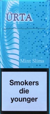 URTA mint slims (Юрта ментоловые слимовые) (duty free)