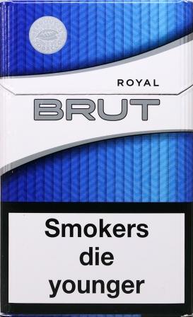 Original «BRUT royal BLUE KS» (Брют рояль синій Кінг Сайз) (Duty free)