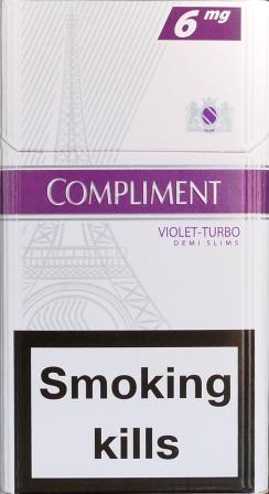 Compliment violet-turbo demi 6 (Комплимент виолет-турбо деми 6). (Duty free.) 
