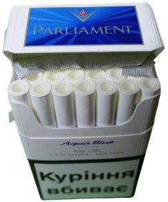 Україна Parliament Aqua Blue Turbo (Парламент Аква Блу). (Акциз МРЦ 95,24)