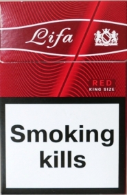 Сигареты «lifa RED» (Лифа красная). (duty free.) Цена за блок (10 пачек)