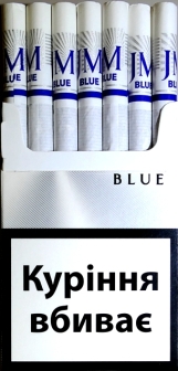 JM blue (Джей Ем синій) (акциз МРЦ 48 грн) Ціна за блок (10 пачок) 0