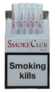 TURBO. Smoke Club red (Смоки клуб красный). (Duty free.) 0