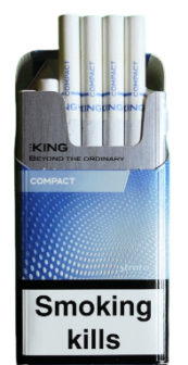 ORIGINAL. King strato compact blue! (Кінг страто компакт синій) (Duty free) 0