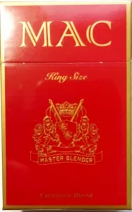Сигареты "MAC red and gold" (МАК красное золото ) (duty free) . Цена за блок (10 пачек)