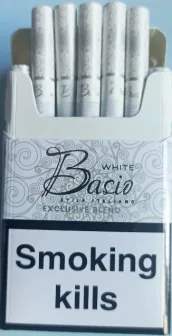 ORIGINAL!!! Сигареты " Bacio white " Картон ("Басио белый ") duty free. Цена за блок (10 пачек) 0