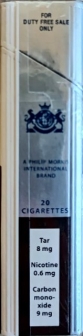 Сигарети BOND blue selection (Бонд синій) (duty free) Ціна за блок (10 пачок) 0