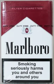 Сигареты "Marlboro Red" ("Мальборо Красный") целлофан (Duty Free) Цена за блок (10 пачек)
