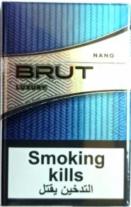 Цигарки "BRUT Luxury nano Blue"(Брут нано Луксурі синій)Ціна за блок (10 пачок)