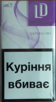 Сигарети "LD violet" SuperSlims. Оригінал МРЦ 39.05 (ЛД Віолет Супер Слімс). Ціна за блок (10 пачок)