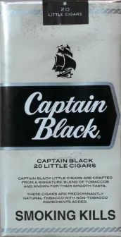 Мини сигары "Capitan black classic" . Duty free (Капитан Блэк классика) (Целофан). Цена за блок (10 пачек) 0