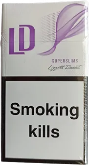 Цигарки "LD violet" Super Slims. (ЛД віолет Супер Слімс) (Duty Free). Ціна за блок (10 пачок)