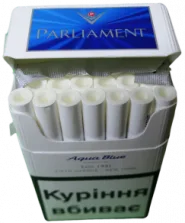 Україна Parliament Aqua Blue Turbo (Парламент Аква Блу). (Акциз МРЦ 95,24)