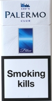 Palermo blue 100's (Палермо синие сотка) (duty free)