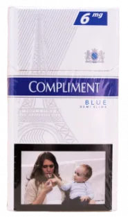 20 ШТ (Круглая пачка с картинкой) "Compliment" Demi Slims 6. (Комплимент деми 6 ).