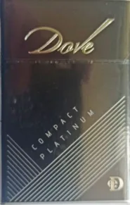 Цигарки "Dove" compact platinum (Давши платинум) (Duty Free). Ціна за блок (10 пачок)