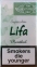 Цигарки lifa super slim menthol (Ліфа ментол). (duty free.) Ціна за блок (10 пачок) 1