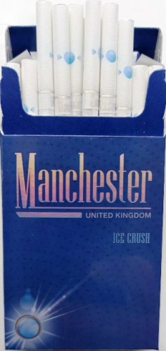 Сигарети з капсулою, з холодком "Manchester ice crush" Ціна за блок (10 пачок)