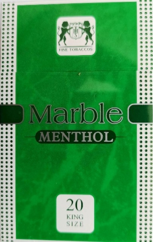 Сигарети "Marble" menthol (Марбле ментоловий) Ціна за блок (10 пачок)