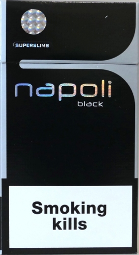 " Napoli black " Super Slims (Наполи черный супер слимс)
