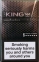 Original! King nano black 6 (Кінг нано чорний шістка) (Duty free)