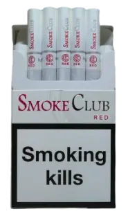 TURBO. Smoke Club red (Смоки клуб красный). (Duty free.) 0