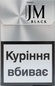 JM black nano slims (Джей Эм черный нано слимс) (акциз МРЦ 66.00 грн)