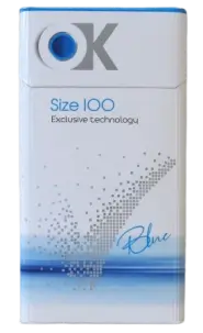 OK Blue size 100 (ОК синий 100 миллиметровые). (duty free)