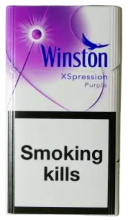 winston XSpression purple capsule. (Винстон фиолетовый с капсулой) (Duty free).