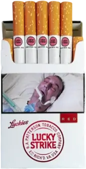 lucky strike red picture (лаки страйк красный с картинкой) (duty free) 0