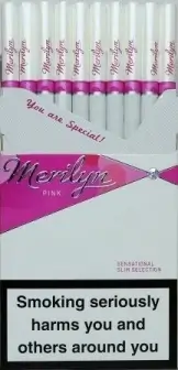 Merilyn pink Картон! (Мерілін рожевий) Ціна за блок (10 пачок)<M 0