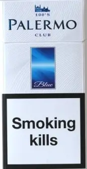 Palermo blue 100's (Палермо синие сотка) (duty free)