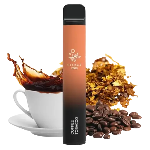 Одноразовая Pod система Elf Bar 2000 Coffee tobacco 50 мг 1200 мАч